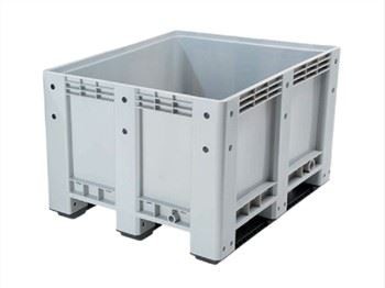 Plastový paletový box s pevnými stenami
