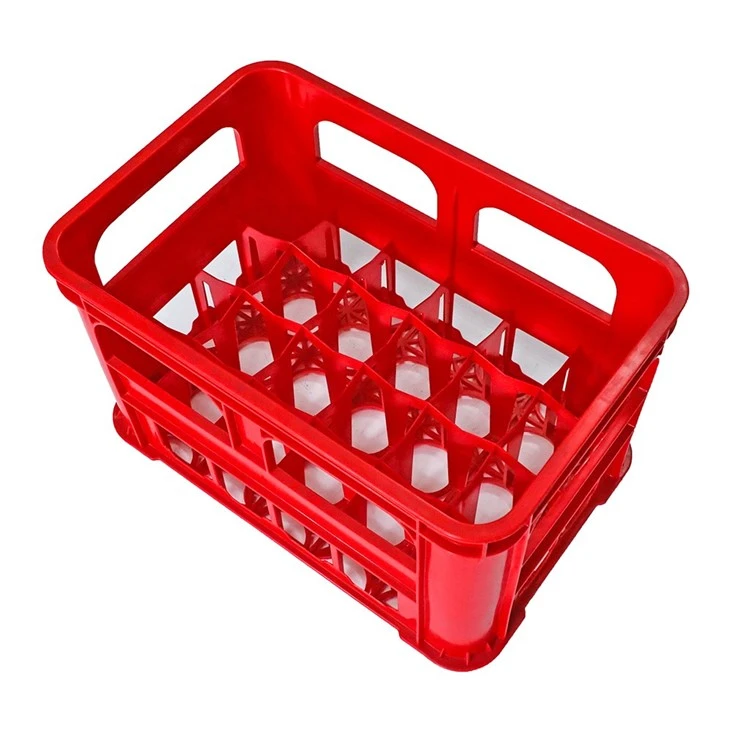 Red Beer Bottle Plastic Crates